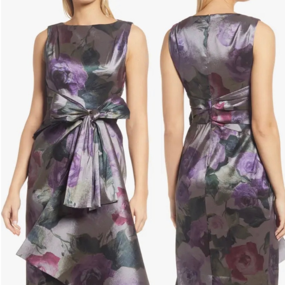 Eliza J Sleeveless Waist Tie Dress